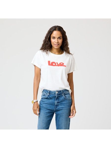 Kerri Rosenthal Suke Love Lines Tee in White
