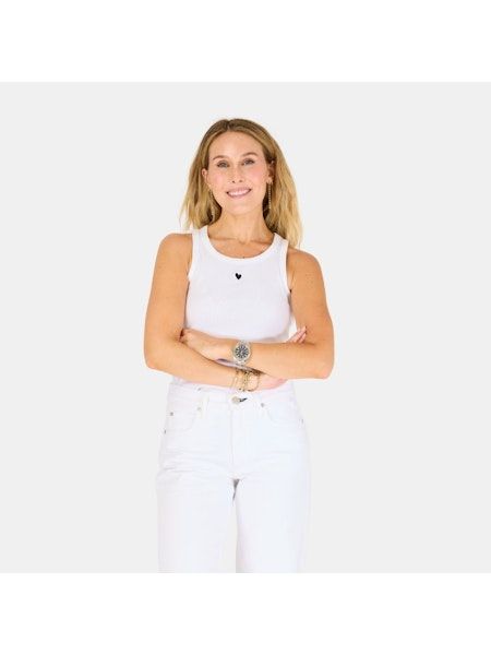 Kerri Rosenthal KR Tank in White