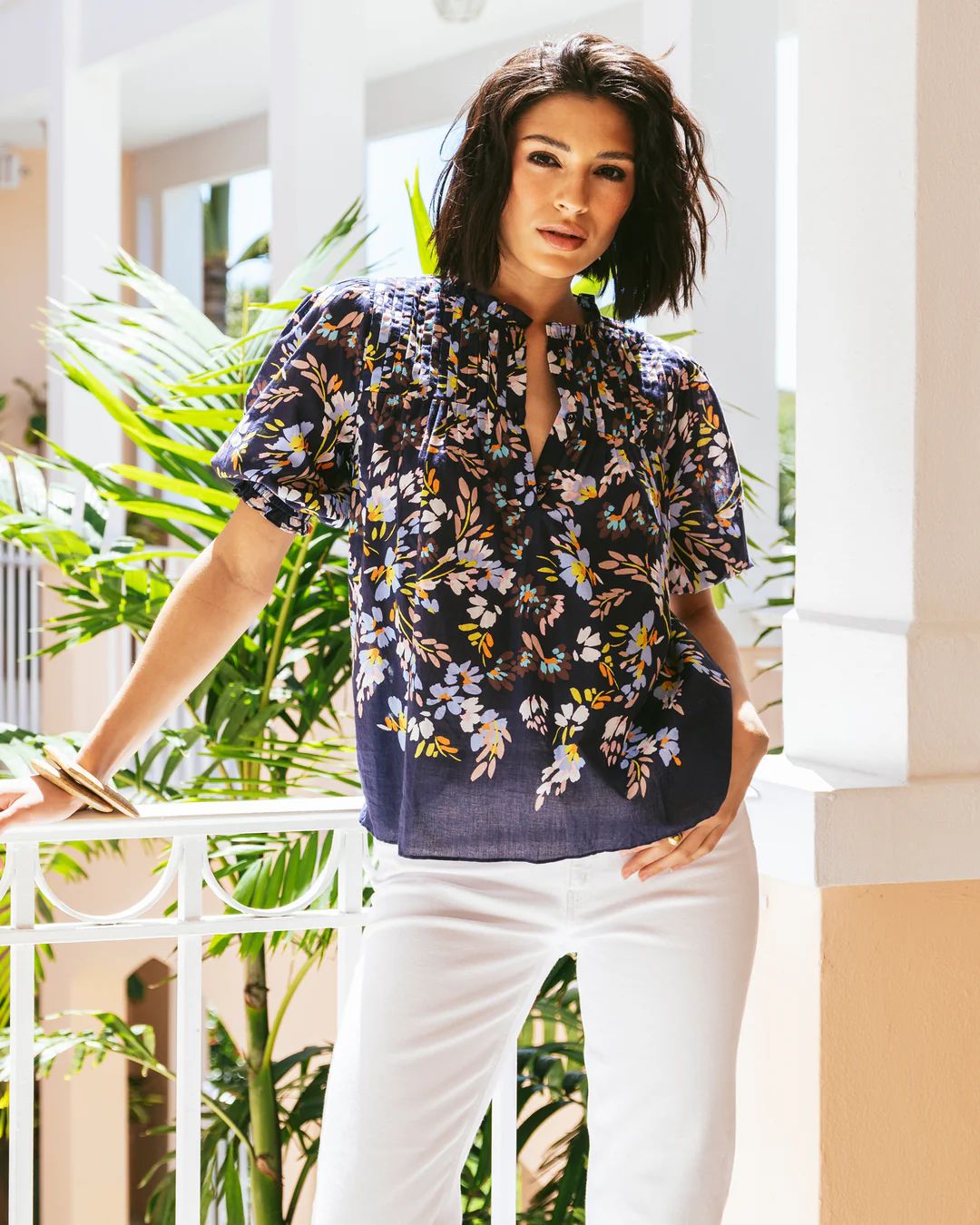 Figue Wilma Top in Floral Bouquet