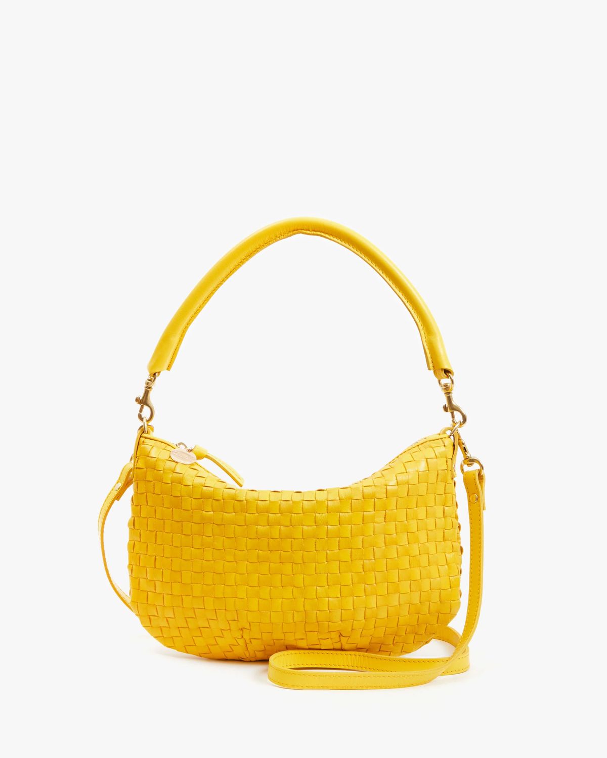 Clare V Petit Moyen Messenger in Snapdragon