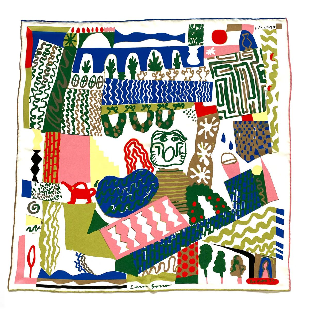Lar Studio Sacro Bosco Silk Scarf