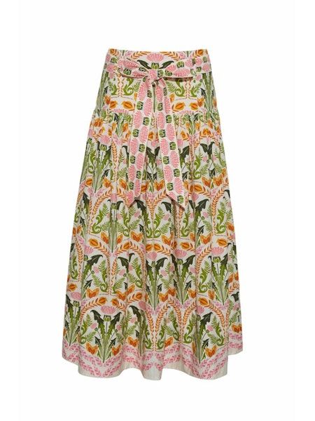 Cara Cara Jiya Skirt in Juniper Egret
