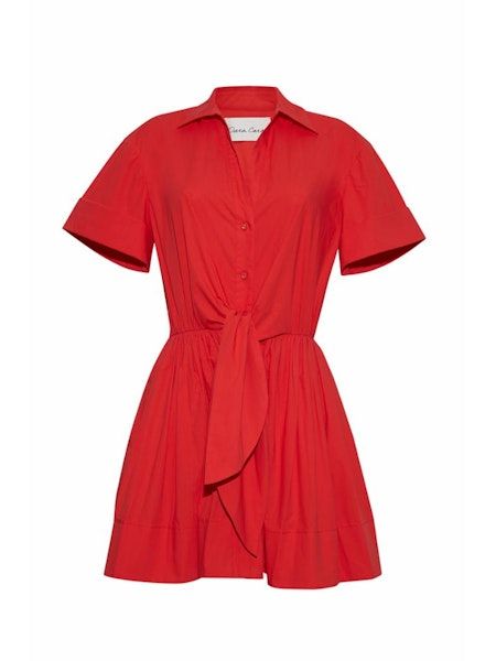 Cara Cara Asbury Mini Dress in Red