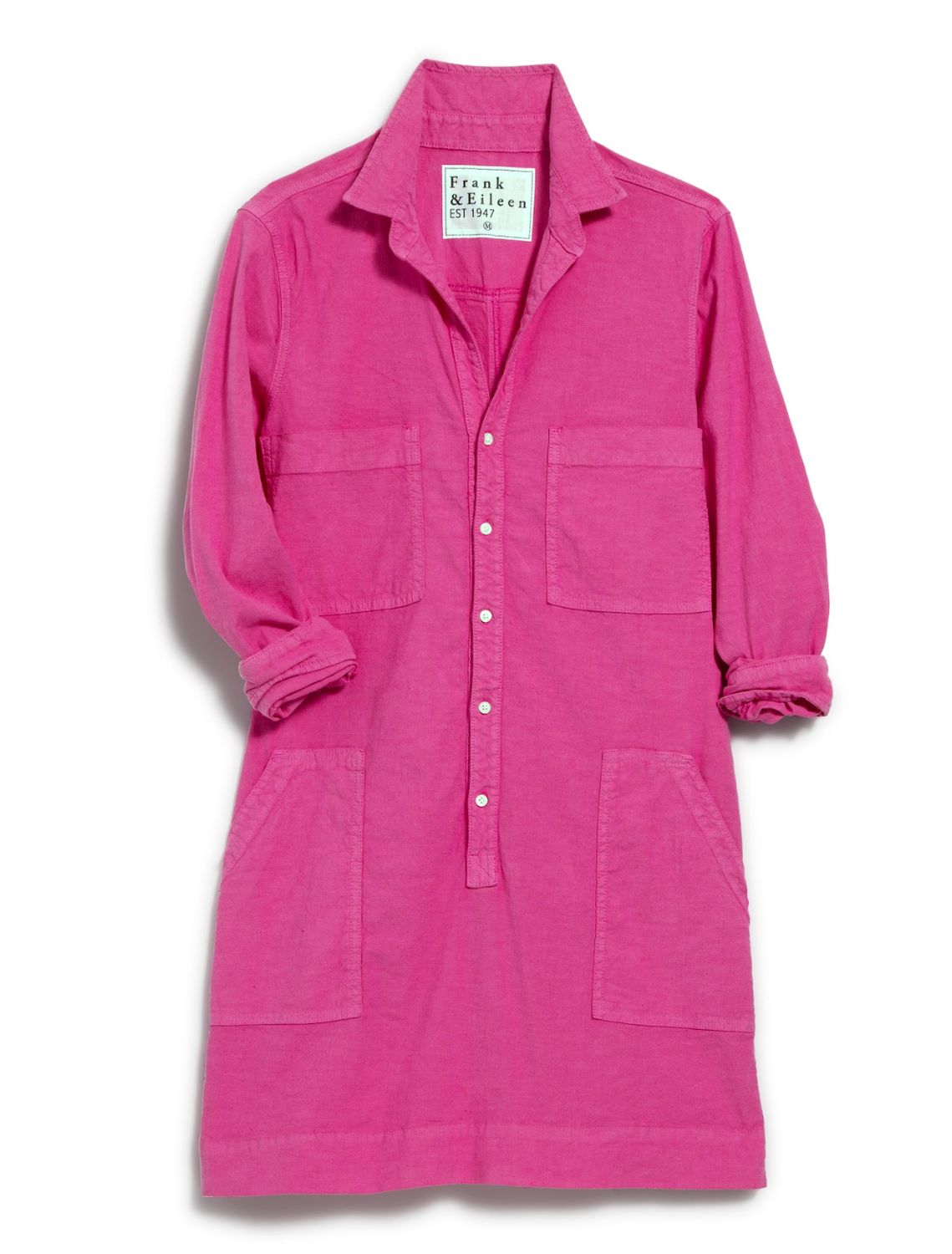 Frank &amp; Eileen Southern Long Sleeve Playsuit Dress in Guava