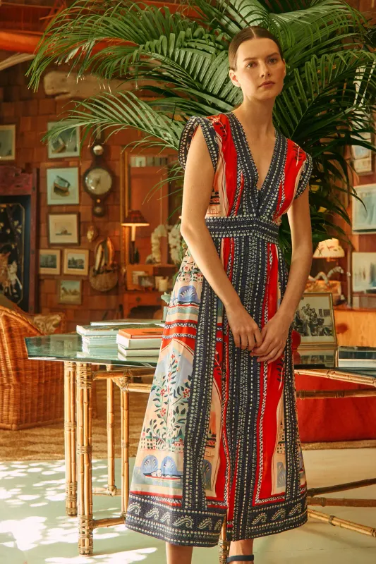 Hunter Bell April Dress in Coastal Village