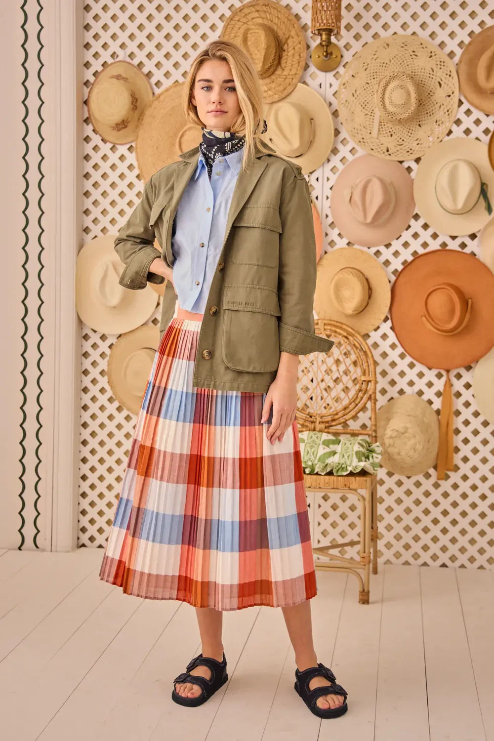 Hunter Bell Stratton Skirt in Multi