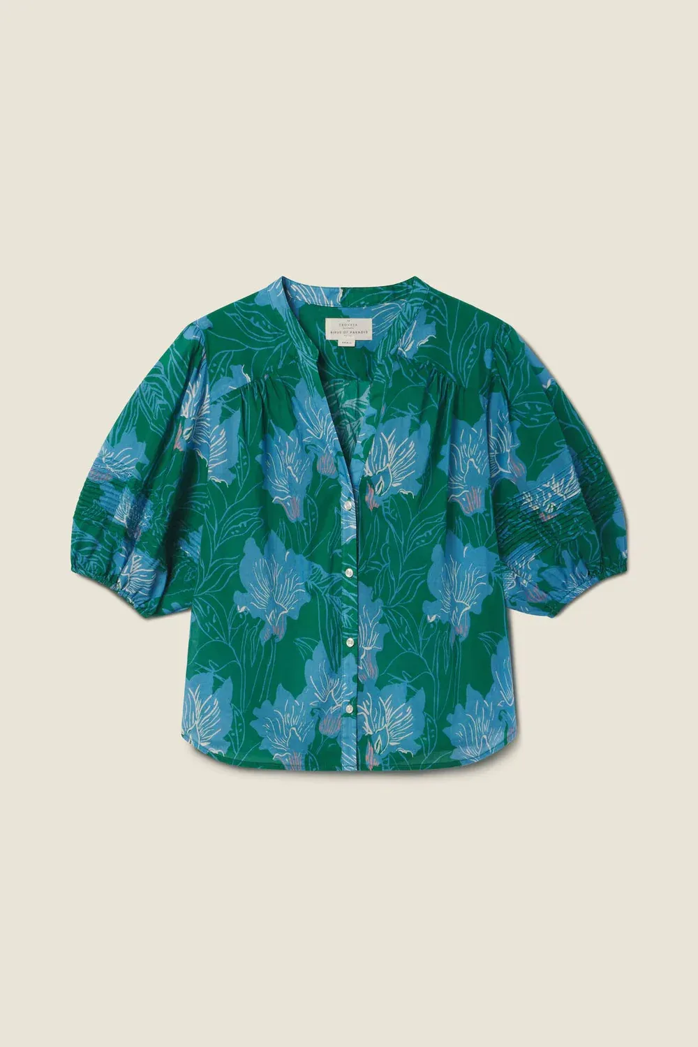 Trovata Loren Blouse in Blue Orchid