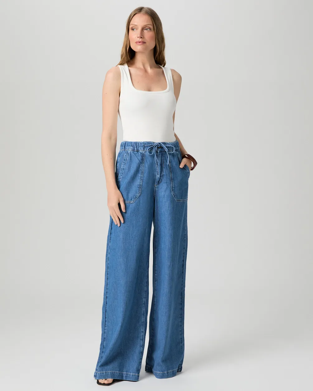 Paige Rumi Pant in Nimes