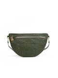 Clare V Grande Fanny in Army Rattan