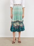 Saloni Kim Skirt in Parian Vert