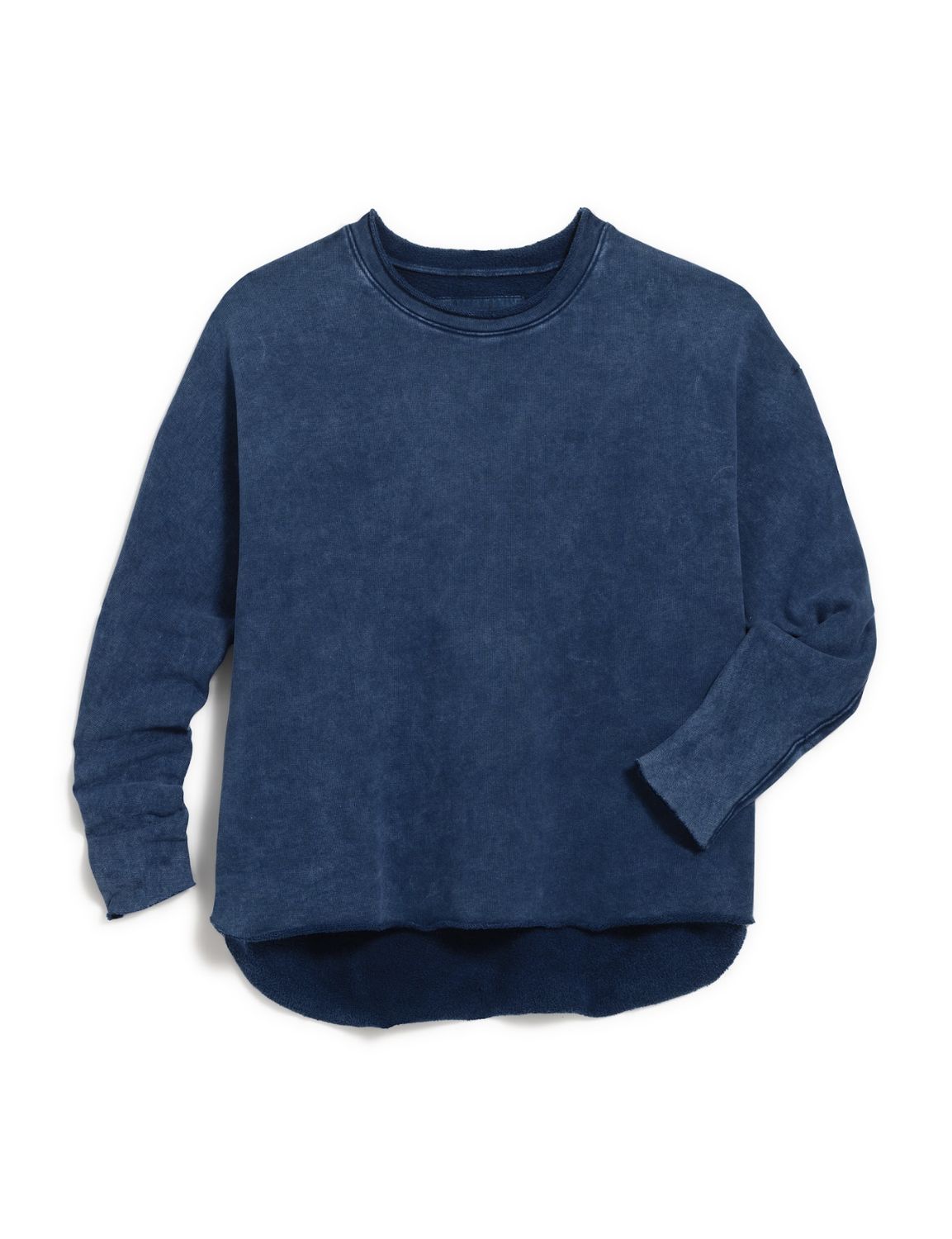 Frank &amp; Eileen Anna Long Sleeve Capelet in Indigo Mineral