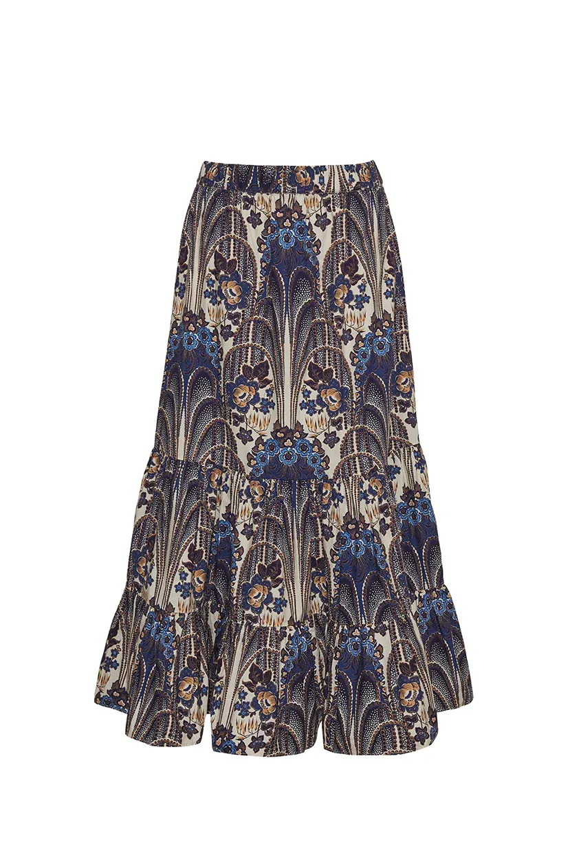 Cara Cara Chase Skirt Foutaine Egret