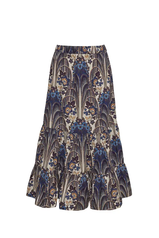 Cara Cara Chase Skirt Foutaine Egret