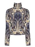 Cara Cara Piper Top in Foutaine Egret