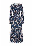 Cara Cara Alara Dress in Mystic Flora Blue