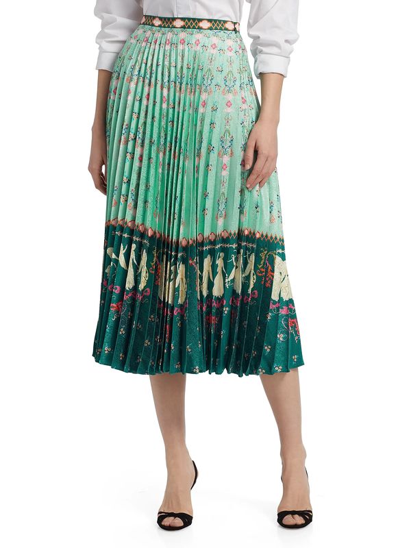 Saloni Kim Skirt in Parian Vert