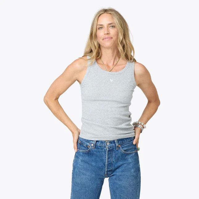 Kerri Rosenthal Tank in Heather Grey