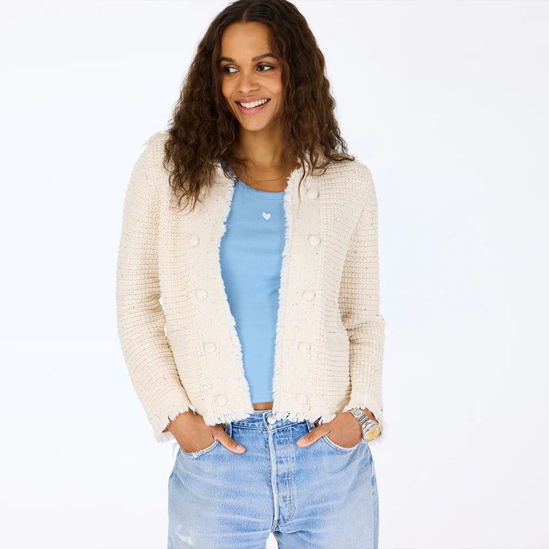 Kerri Rosenthal Fringe Beaulero Cardigan