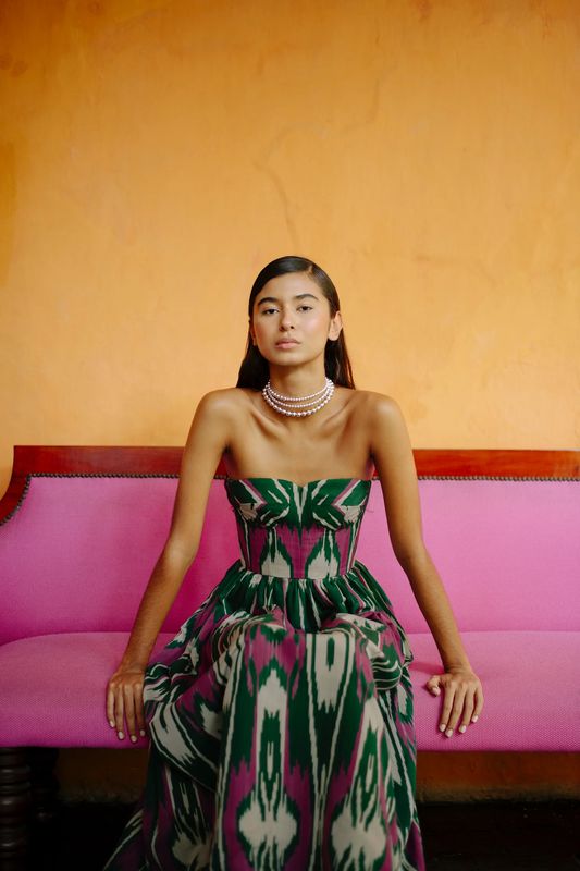 De Castro Jungle Orchid Dress