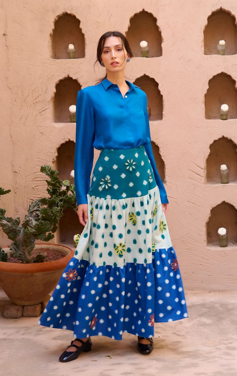 De Castro Marine Dot Skirt