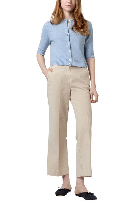 Ann Mashburn Kelly Cardigan In Heather Blue