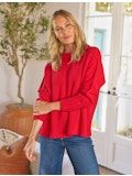 Frank &amp; Eileen Montecito Sweater in Rose