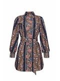 Cara Cara Villena Dress in Paisley Trail Black