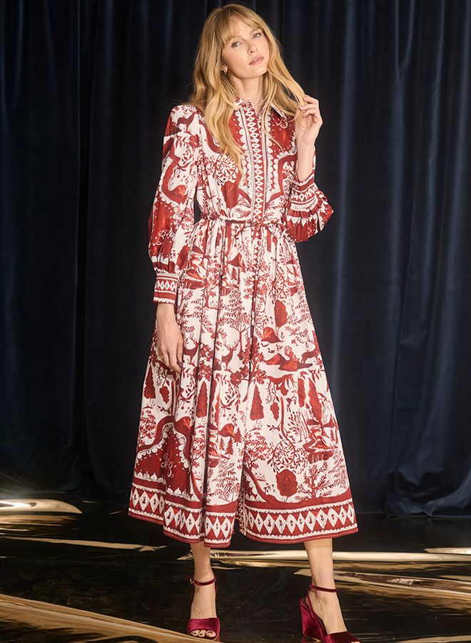 Hunter Bell Rosie Dress in Central Park Toile