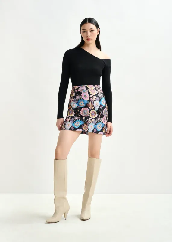 Essentiel Iorgeous Mini Skirt in Combo1 Black