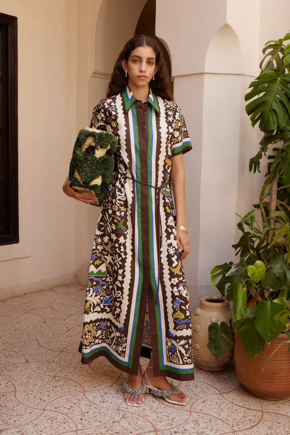 Alemais Maroc Shirtdress in Multi