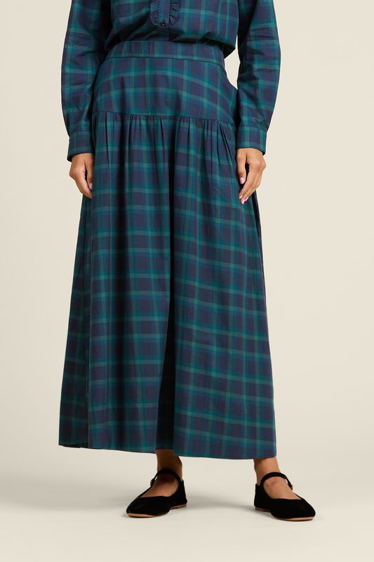 Trovata Lydia Skirt in Nocturne Plaid
