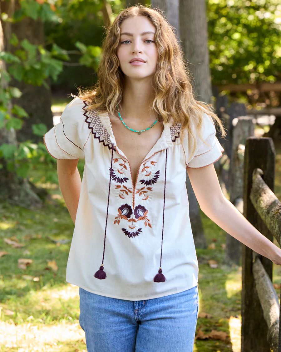 Figue Rosie Top in Biscoti Beige