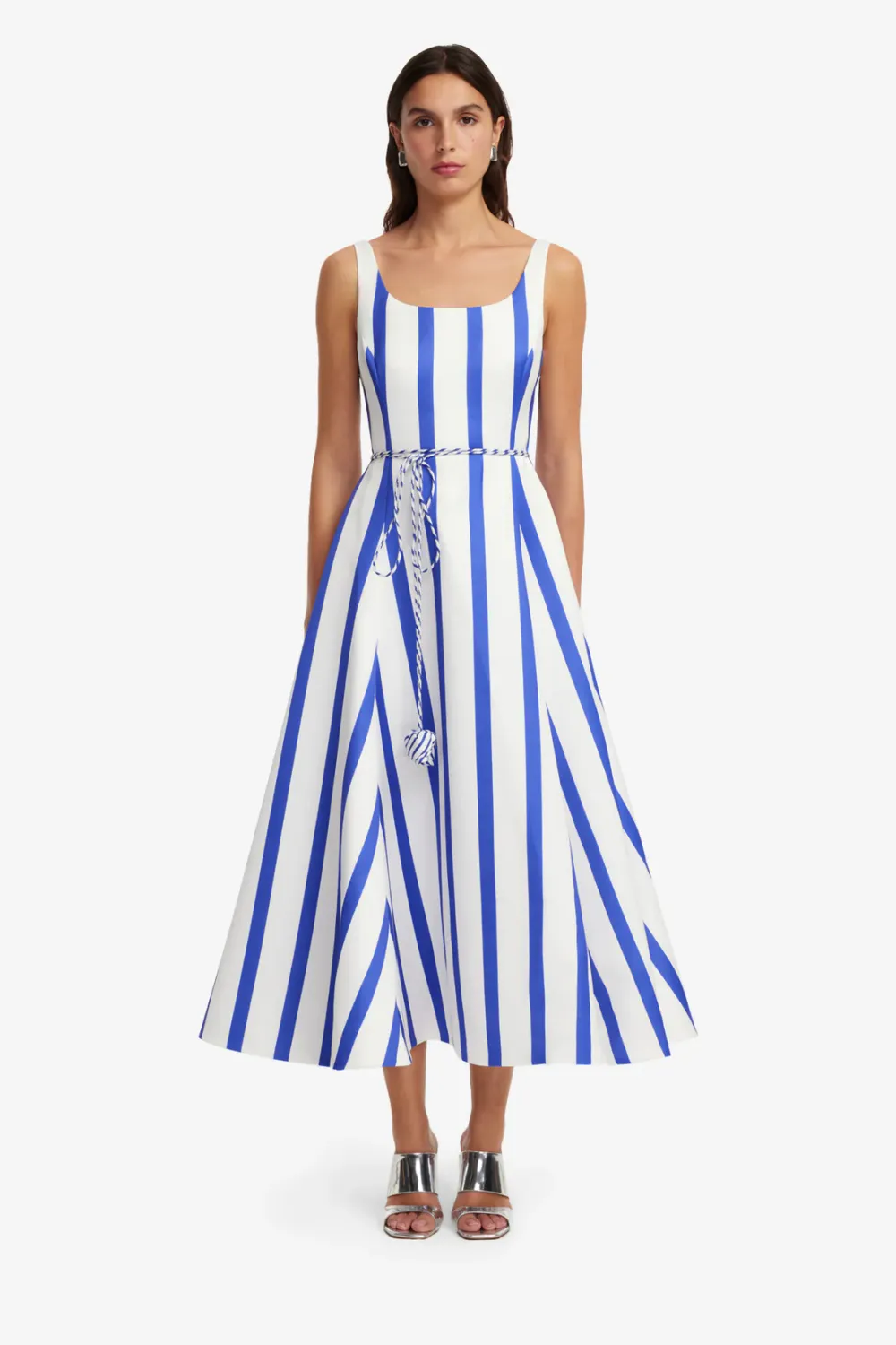 Leo Lin Serafina Striped Maxi Dress
