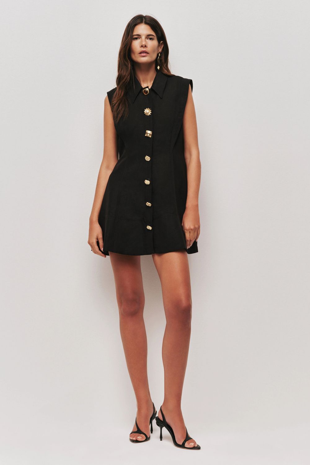 Aje Sacha Mini Dress in Black