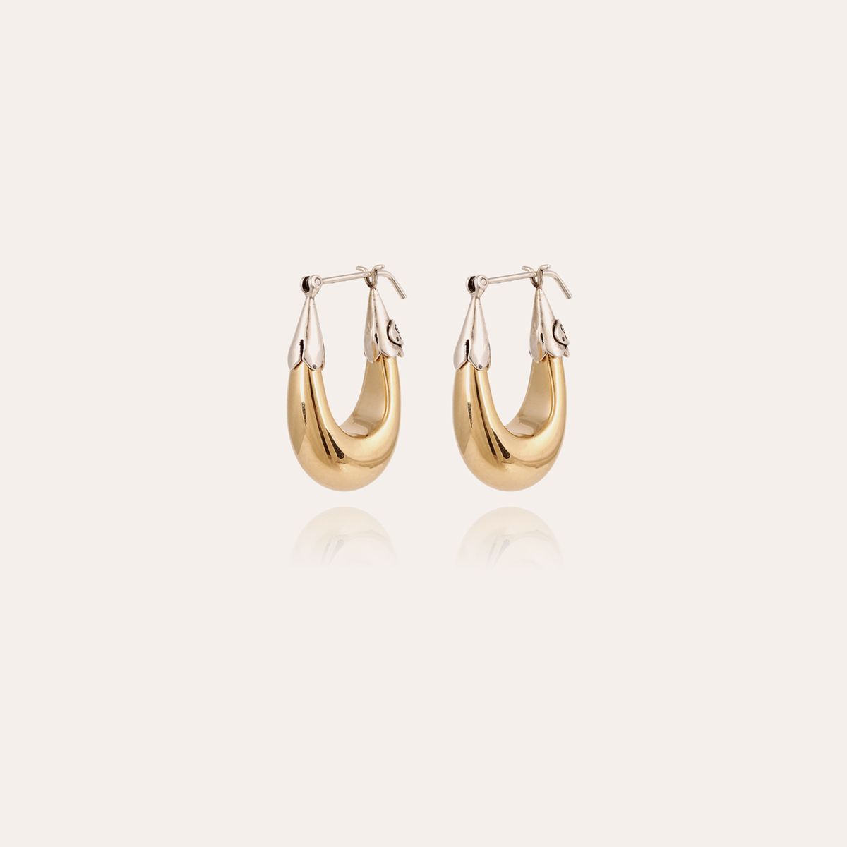 Gas Bijoux Ecume Small Bicolor Earrings