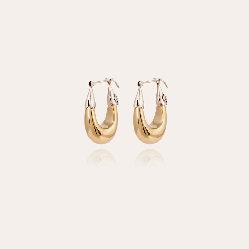 Gas Bijoux Ecume Small Bicolor Earrings