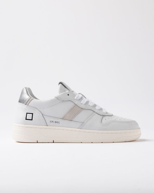 D.A.T.E. Court 2.0 Basic White-Silver