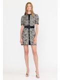 Christy Lynn Alex Dress in Onyx Embroidery
