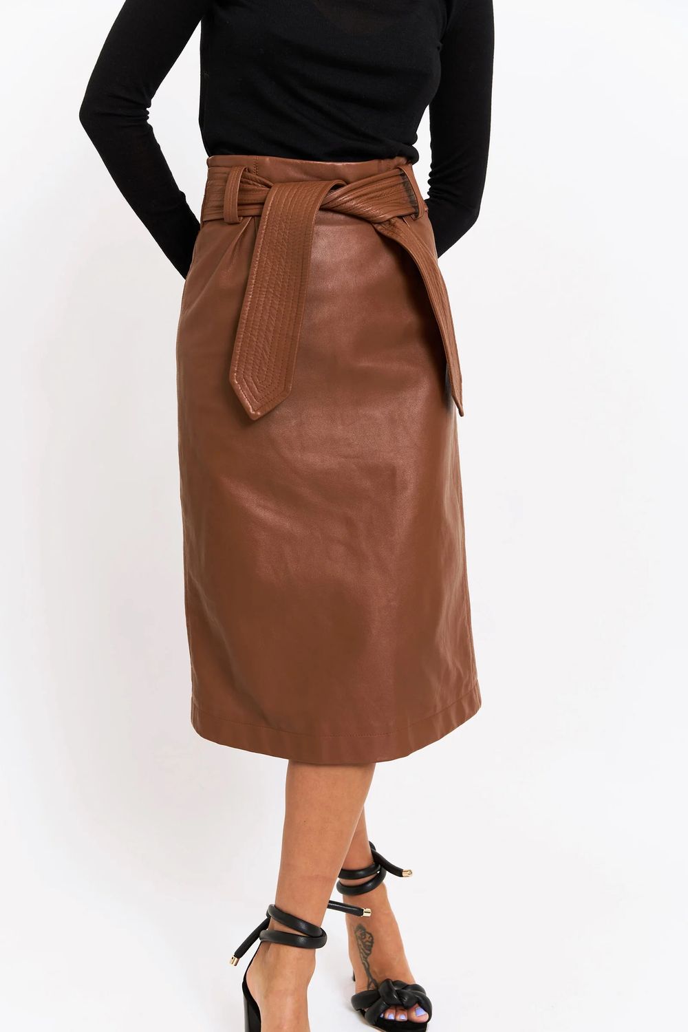 Christy Lynn Paola Skirt in Camel