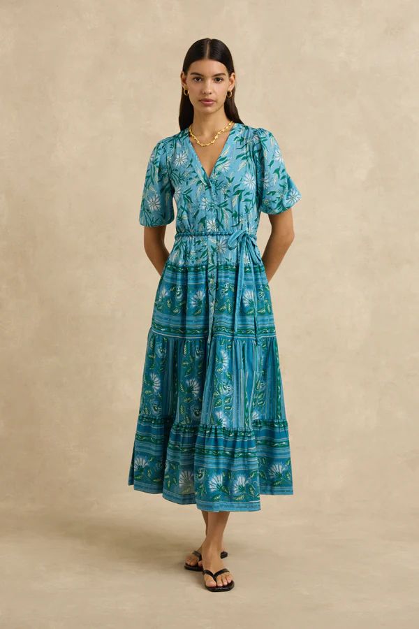 Hannah Anyeta Dress in Spring Daisy Blue