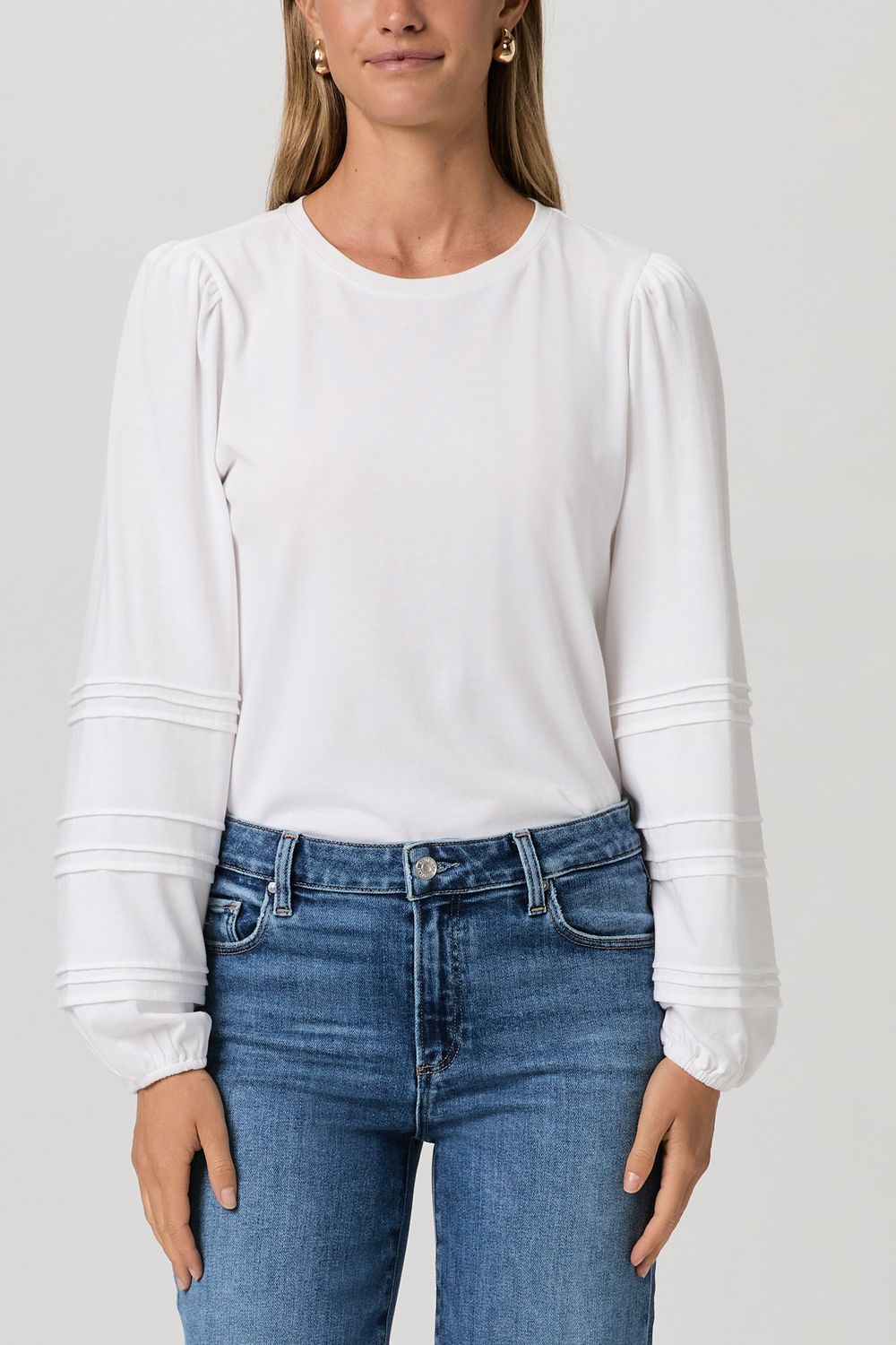 Paige Cyrano Top in White