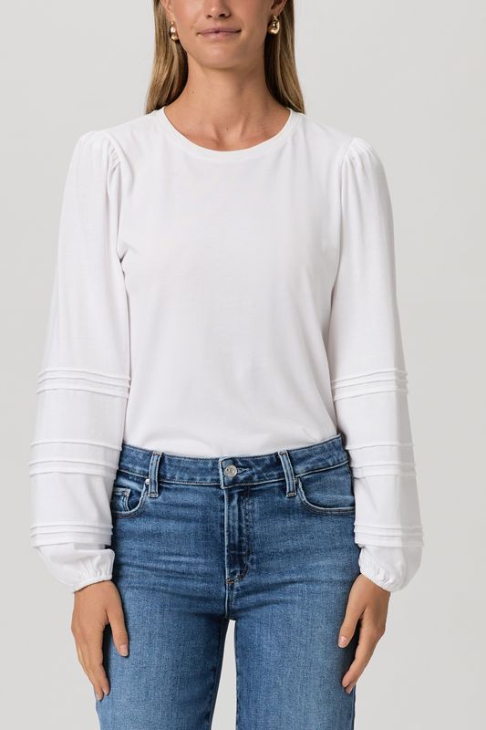 Paige Cyrano Top in White