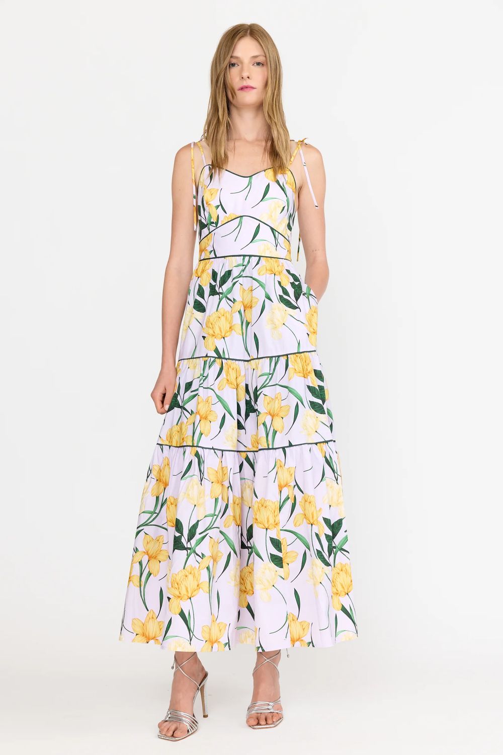 Christy Lynn Saphina Dress in Lilac Florette