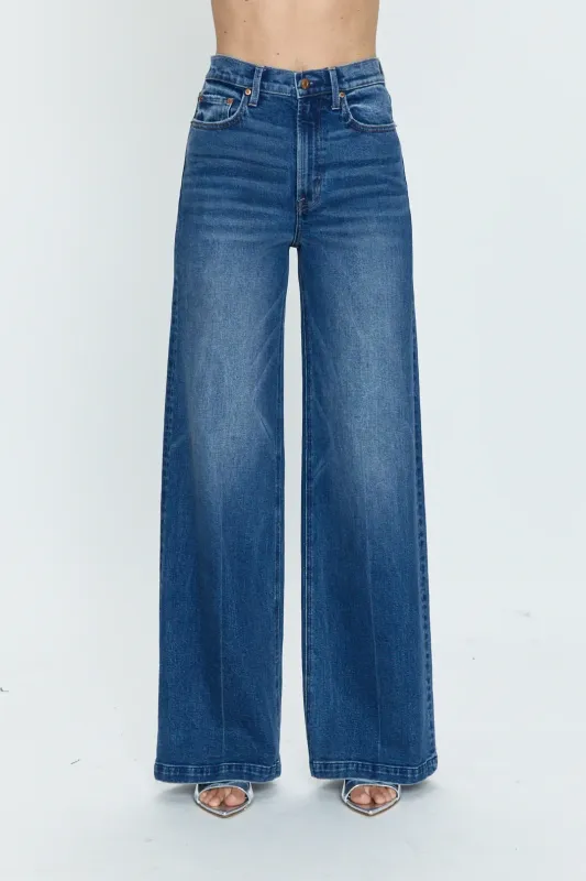Pistola Lana High Rise Wide Leg in Cider