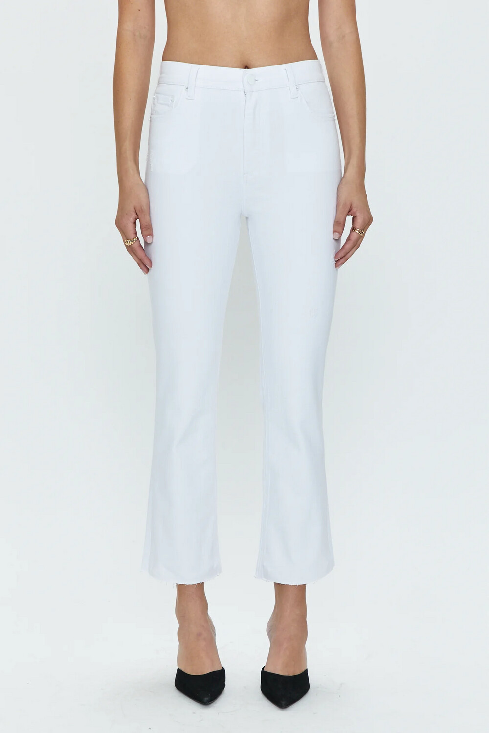 Pistola Lennon High Rise Crop Boot in Cloud Vintage