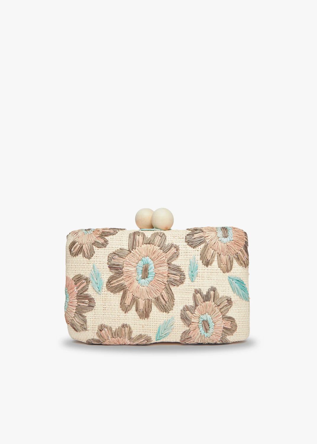 Kayu Bryn Clutch in Blue Floral