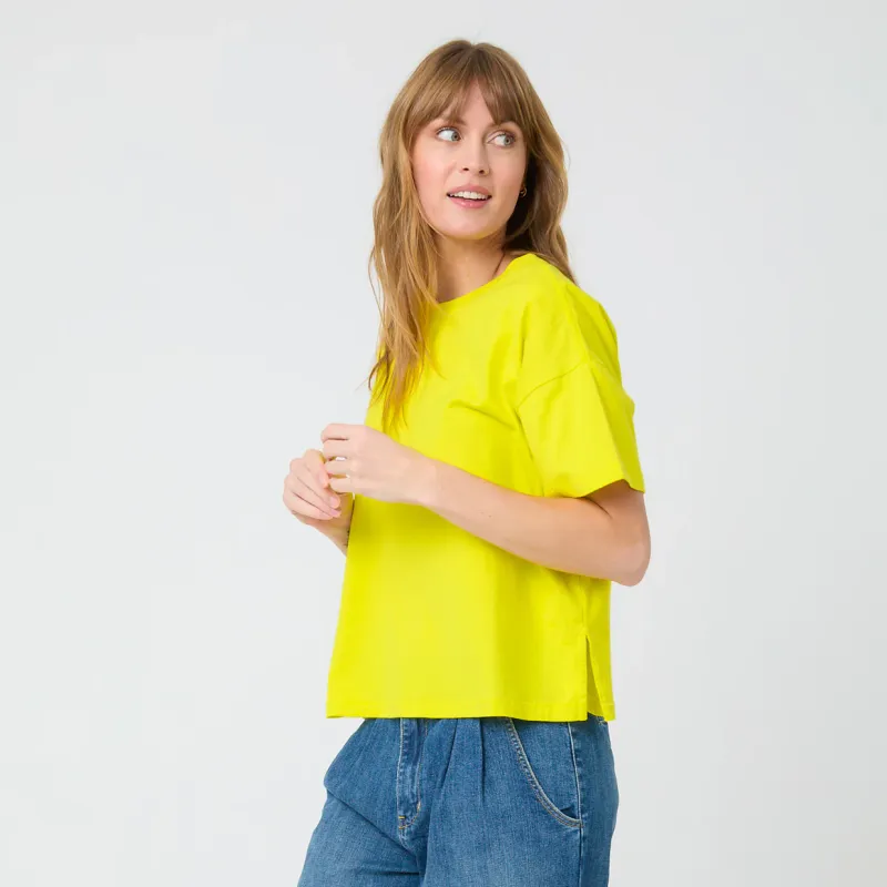 Kerri Rosenthal Boxer Tee in Citron