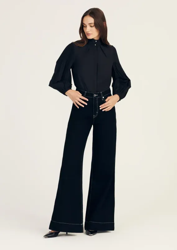 10 Crosby Coralie High Rise Wide Leg in Wooster