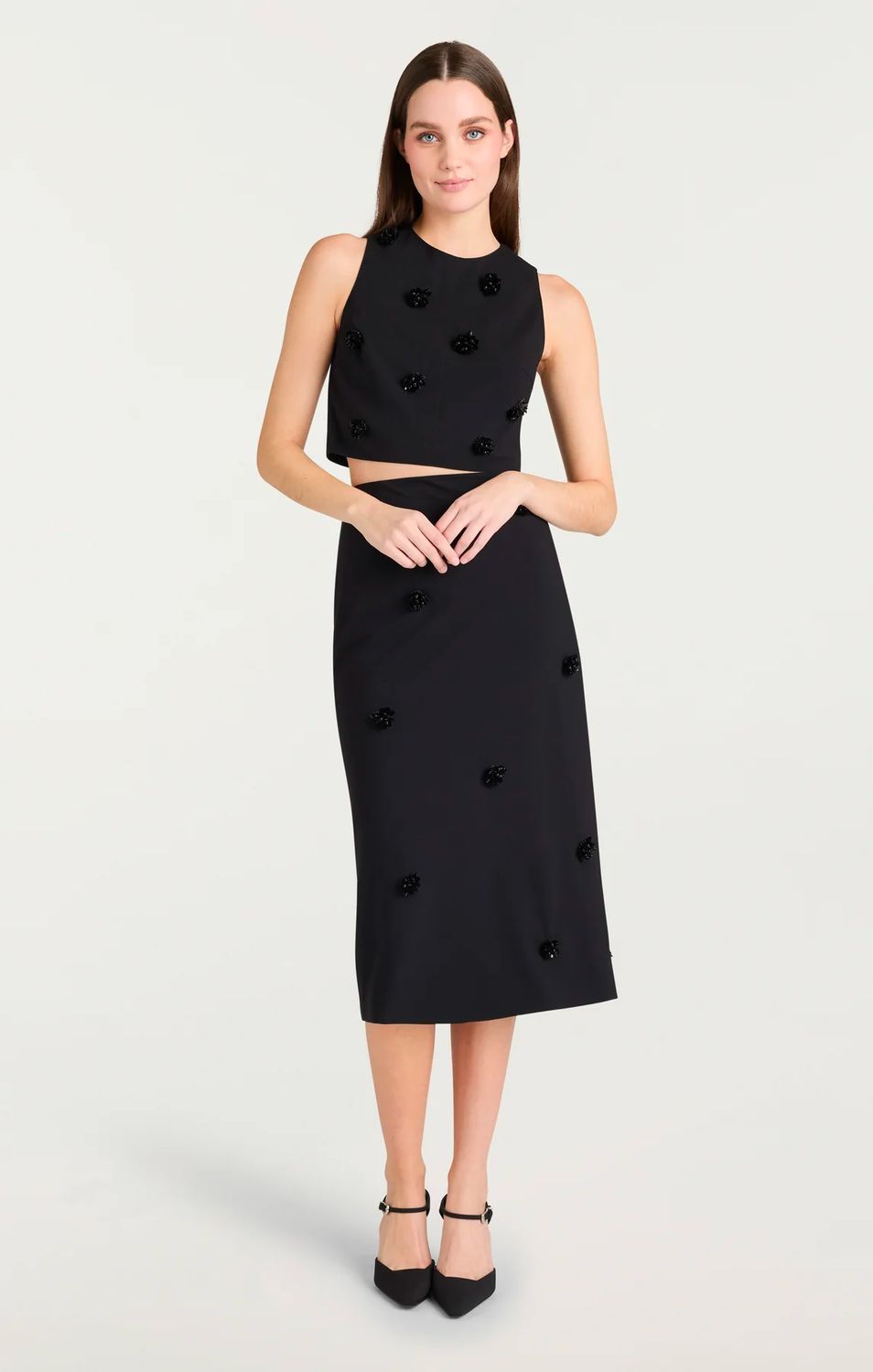 Cinq a Sept Sequin Dot Abbie Skirt