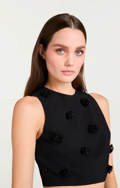 Cinq a Sept Sequin Dot Abbie Top